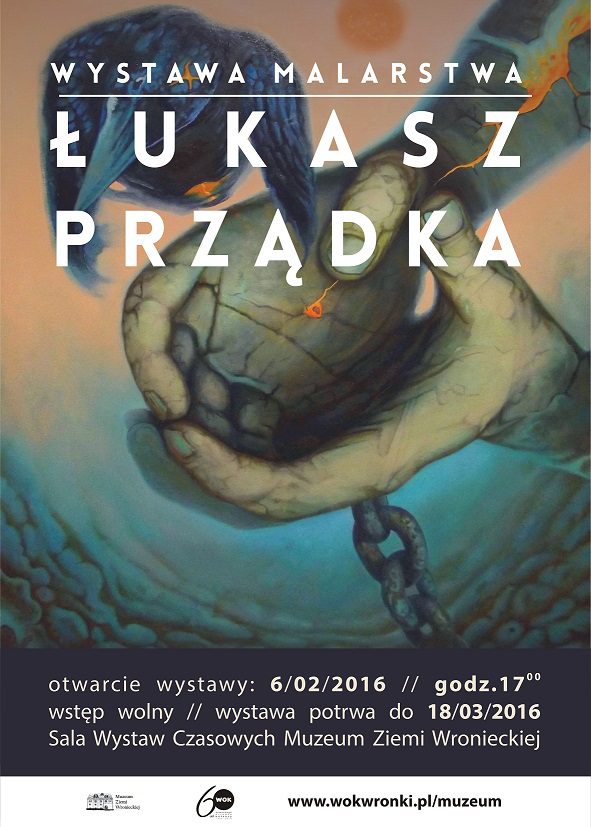 plakat wystawy Łukasza Prządka mW